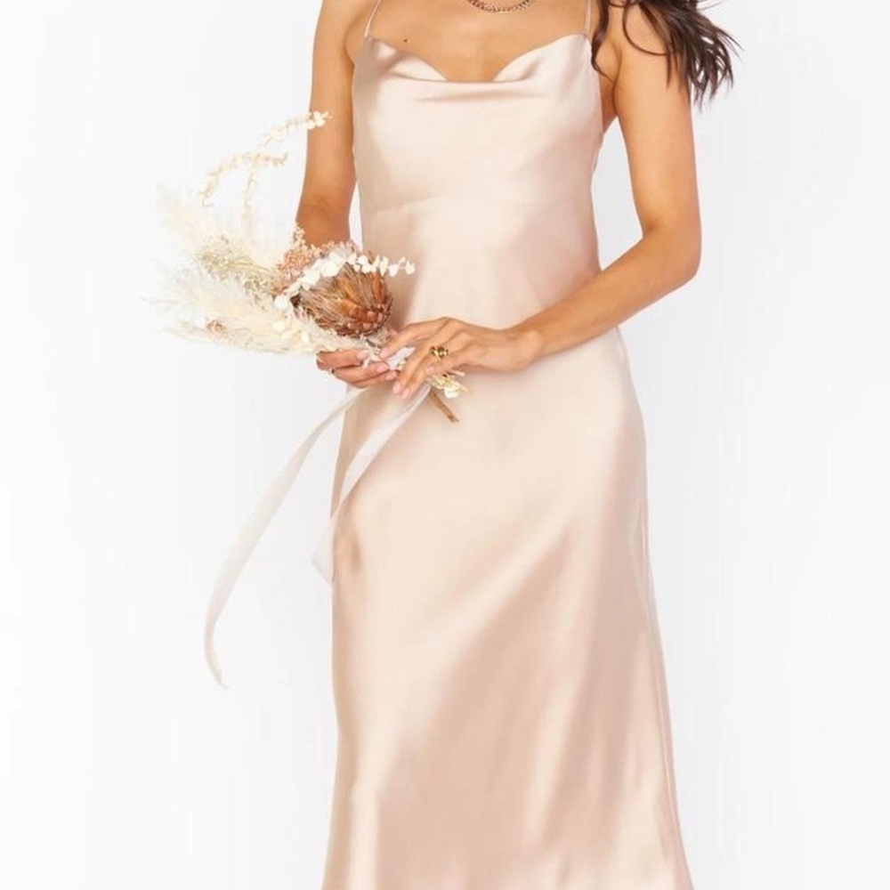 Show Me Your MuMu Strapless Cream Dress